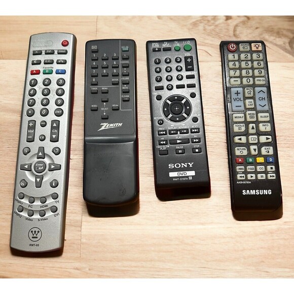 Remote Controls‎ Lot of 4 Westinghouse Zenith Sony Samsung Not Tested - Picture 1 of 15